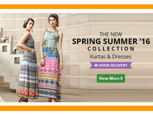 The Spring Summer Collection'16 - Kurtas & Dresses Starts At Rs. 300