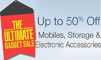 The Ultimate Gadget Sale : Upto 50% Off Mobile, Storage
