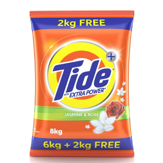 Tide Plus Extra Power Detergent Washing Powder 6Kg + 2kg Free