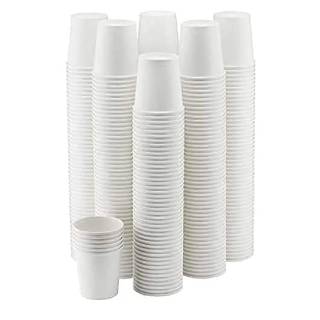 Buy AL Mannat Paper Glass 150 ml White Gold Quality Paper Glass Disposable for Party, Paper Cups for Hot and Cold Beverages 150 Cups