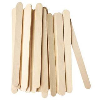 Buy DIITI'S Natural Wood Ice Cream Sticks/Popsicle Sticks 50 Pcs (Ideal for Arts & Craft, DIY and School Projects)