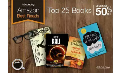 Top 25 Best-Selling Books at Minimum 25% Off