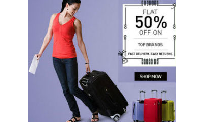 Top Brands Luggage & Suitcases Minimum 50% Off