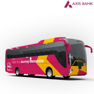 Flat Rs.100 of on Bus Ticket Booking at Travelyaari (Axis Bank Offer)