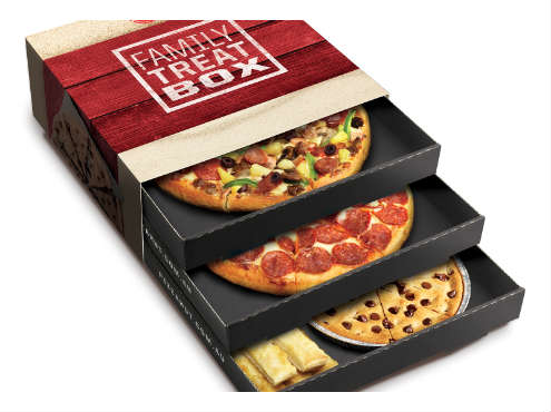 Hut Treat Box San Francisco Pizza for 4 Person at Rs.799 Only