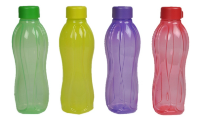 Tupperware 1 Litre Water Bottle (Set Of 4 Bottles)