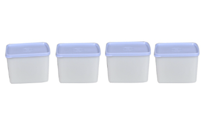 Tupperware Plastic Cool &Fresh Refrigerator Box-Set of 4