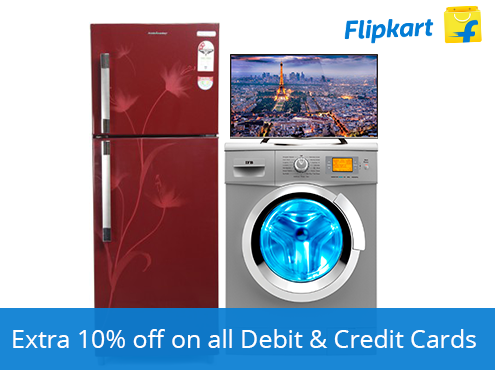 App Only - TVs, Ovens, ACs, Washing Machines & Refrigerators Extra 10% Off