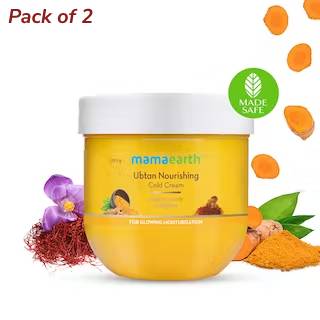 Last Day: Pack of 2 Ubtan Nourishing Cold Cream at Rs.372 incl. shipping charge (After using coupon 'B1G1' & 5% prepaid off)