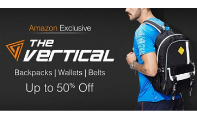 Up to 50% Off On The Vertical Backpack,Wallets & Belts