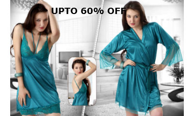 Up to 60% Off On Women's Night Wear