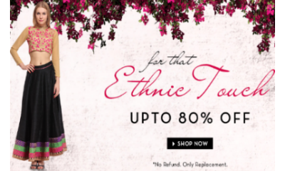 Up to 80% Off On Ethnic Touch