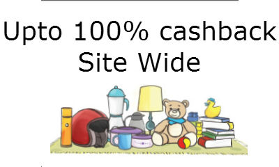Upto 100% Cashback Sale on Complete Site