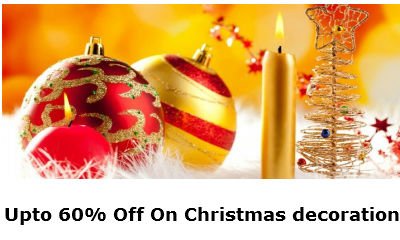Upto 60% Off On Christmas Decoration Items