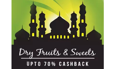 Upto 70% off on Dry Fruits and Sweets