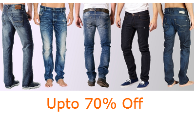 Upto 70% Off On Men's Branded Jeans