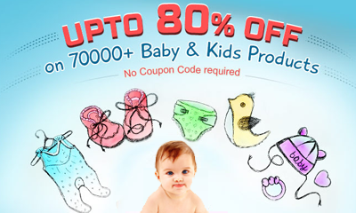 Upto 80% Off On Baby & Kids Products