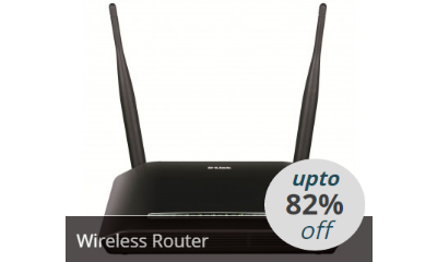 Upto 82% off on Wireless Router