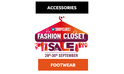 Upto 90% Off + 50% Cashback on Footwear & Accessories