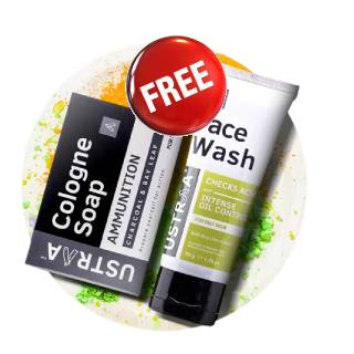 Ustraa Face Wash & Soap Free on orders of Rs 499 | Use Code: RANG