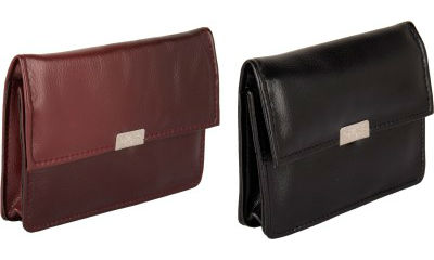 Viva Women Brown Artificial Leather Wallet (3 Card Slots)