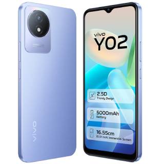 Vivo Y02 Starting at Rs.8999 | Mrp Rs.12999 + Extra 10% Bank Off