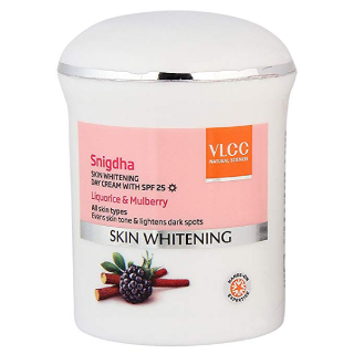 Save Rs.62 On VLCC Snigdha Skin Whitening SPF 25 Day Cream 50 gm