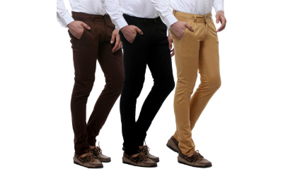 VSI - Combo Of Men's Trousers Set Of Three