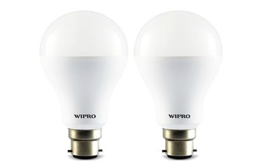 Wipro 12W (Pack Of 2) LED Bulb 6500K (Cool Day Light)