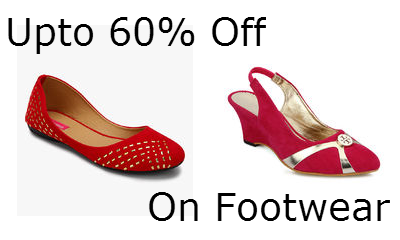 Women Footwear at Upto 60% off