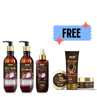 FREE Skin Brightening Kit - Buy Hair Care Kit Combo Worth Rs.1177 At Just Rs.774 + GP Cashback !!