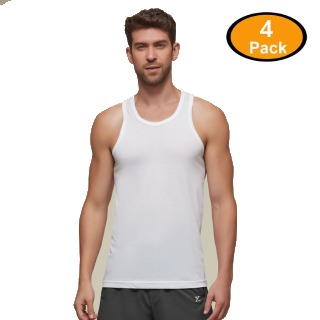Only for Today: Pack of 4 Neck Vest at Rs.449, Rs.112 Each (After GP Cashback)
