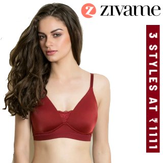 Zivame Offer: Buy 3 Style at Rs.1111 (Bra & Panty)