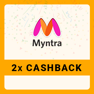 Shop on Myntra during (21st-25th Nov) & Get 2X Cashback