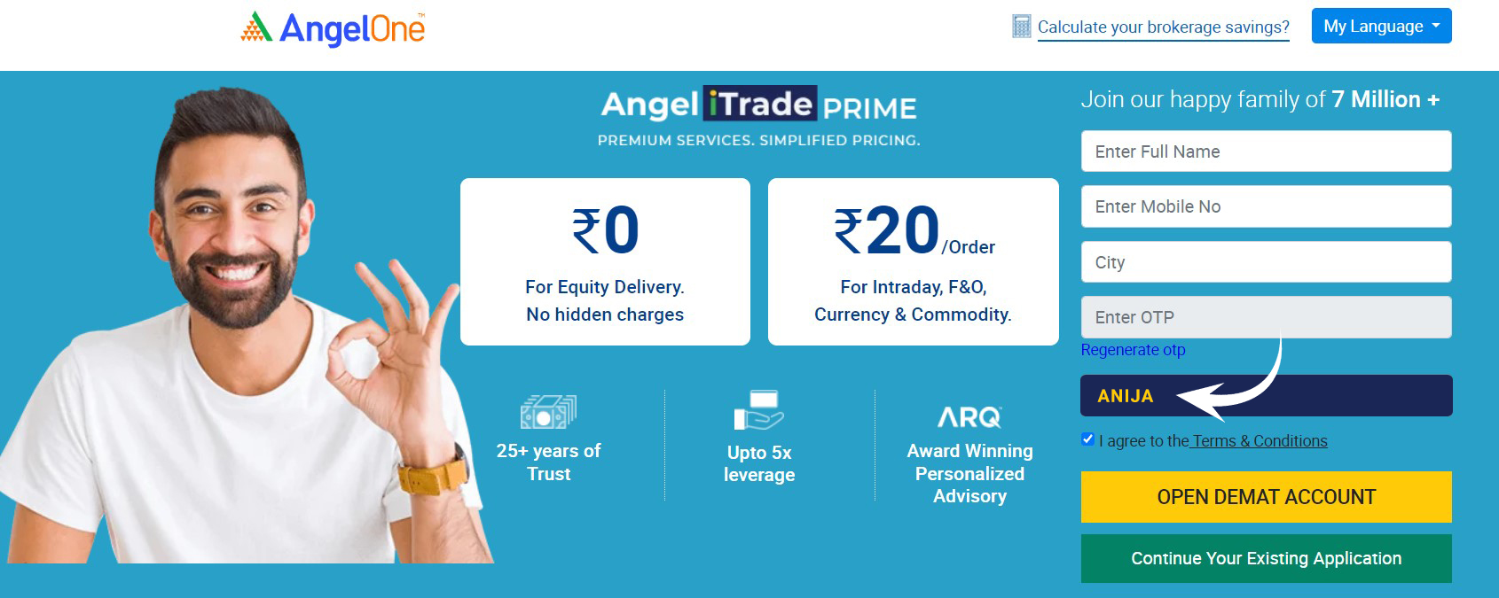 Use GoPaisa Angel Broking referral code “ANIJA” or download GoPaisa app to get lucrative offers on signup.